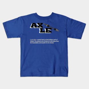 Car axle definition (1) Kids T-Shirt